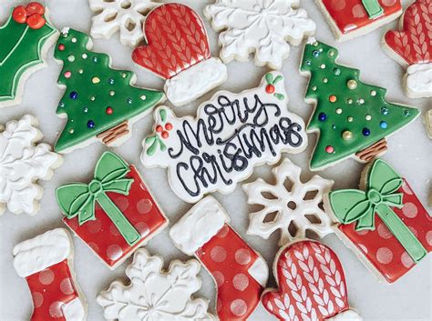 Classic Christmas Decorated Sugar Cookies Sugar Cookies Decorated