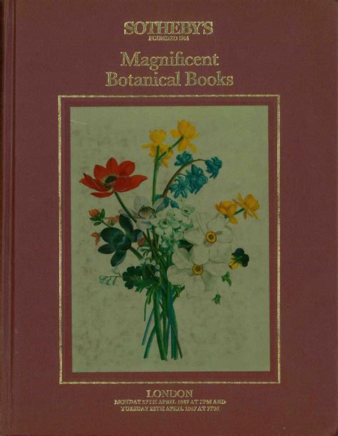 A Magnificent Collection Of Botanical Books
