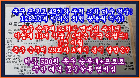 6억 1천 이월 풋볼살롱 축구 토토 승무패 29회차 현미경 분석축구 토토 승무패 29회차 유럽 네이션스리그 현미경 분석 2부