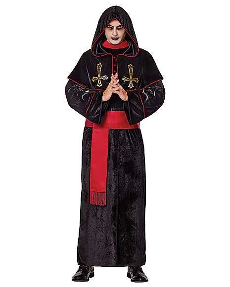 Adult Gothic Priest Costume Men Priest Costumes Ubicaciondepersonascdmxgobmx