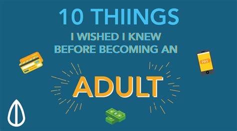 10 Things I Wished I Knew Before Becoming An Adult