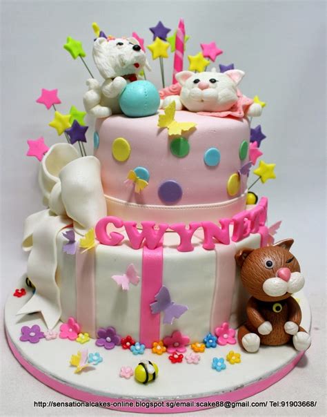 Tiramisu cake with chocolate decoration on a plate. The Sensational Cakes: CUTE PUPPY , KITTEN BIRTHDAY CAKE ...
