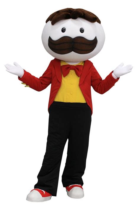 The Mascot For Pringles Note The Chips On The End Of His Sleeves