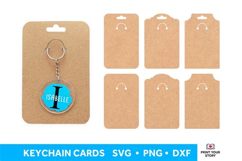 Keychain Display Card SVG Keyring Card Template SVG for - Etsy Australia