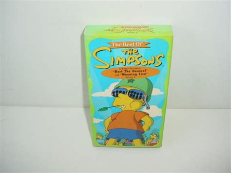 The Simpsons The Best Of Vhs Video Tv Bart The General And Moaning Lisa Volume 2 86162609336 Ebay