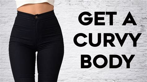 ️ How To Get A Curvy Body🍑 4 Exercises For The Ultimate Slim Curvy Body Youtube