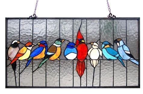 Les Oiseaux Sur Vitrail Le Blog De Crealido Vitrail Tiffany Glass