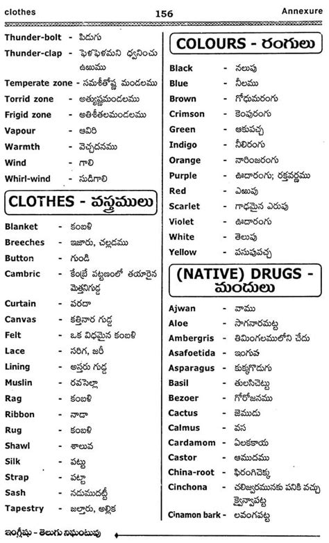 English Telugu Dictionary Telugu Exotic India Art