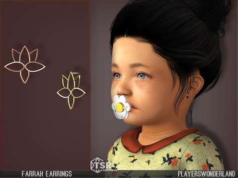 The Sims Resource Farrah Earrings Babe High Nostril Piercing