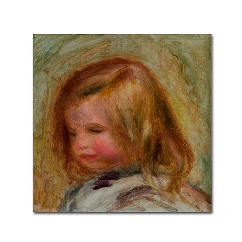 Trademark Fine Art Portrait Of Coco Canvas Art By Renoir Walmart