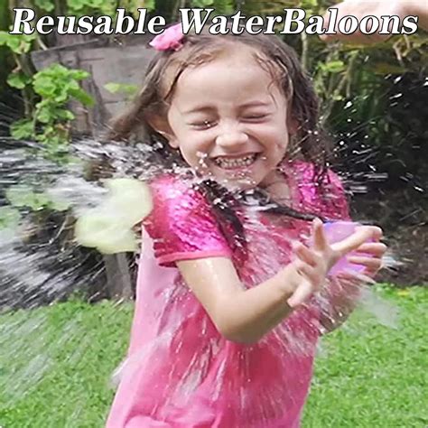 Magnetic Reusable Water Balloonsrefillable Water Balloonsballoons For Adults Quick Fill Self