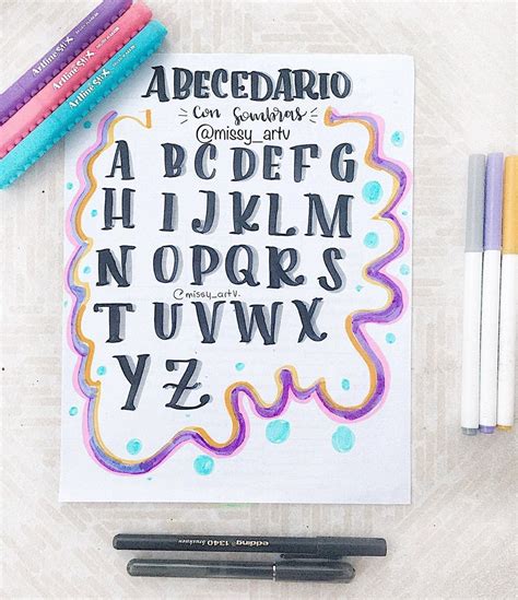 Tipografíasombras Titulos Bonitos Para Apuntes Tipos De Letras