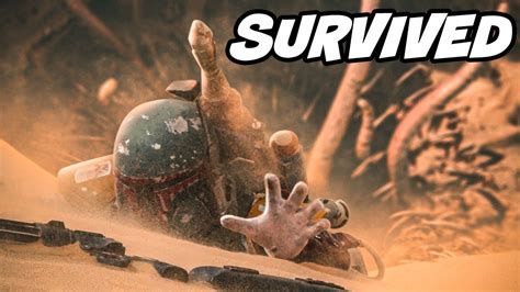How Boba Fett Survived The Sarlacc Pit Star Wars Explained Youtube
