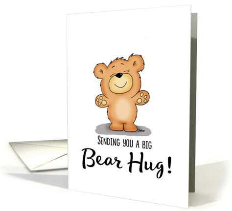 Sending You A Big Bear Hug Card 1428442
