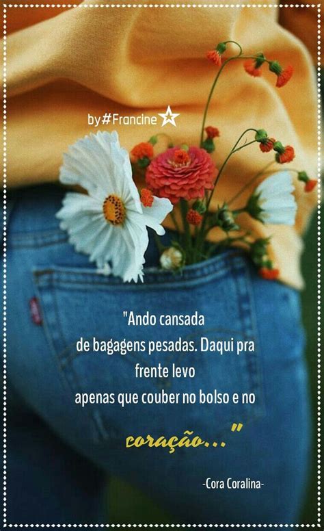 A Womans Back With Flowers In Her Jeans And The Words By Francine