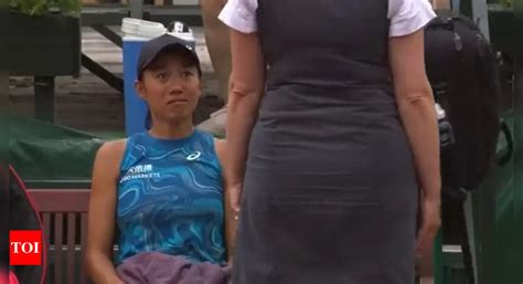 Zhang Shuai Retires In Tears After Opponent Erases Mark On Court