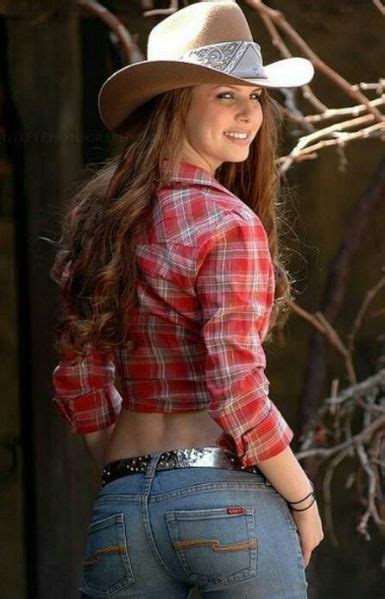 Tight Jeans Check Shirt And Hat The Country Girl In Me Hot Country