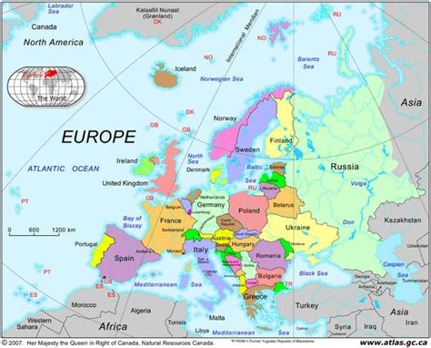 Europe Map With Oceans And Seas United States Map