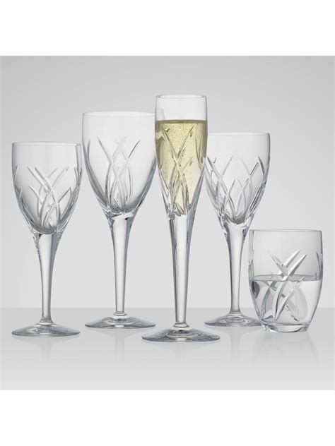 John Rocha For Waterford Crystal Signature Cut Lead Crystal Wine Glass