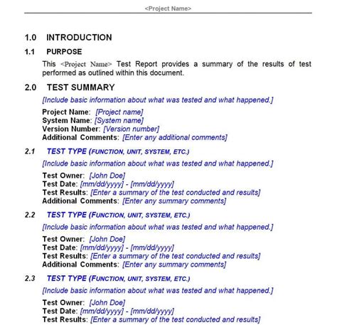 14 Best Test Report Templates In Word And Pdf Writing Word Excel Format