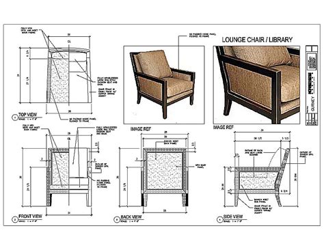 Furniture Drawings For Fabrication