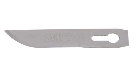 4214 Swann Morton Carbon Steel Curved Scalpel Blade Sm 04 50 Per