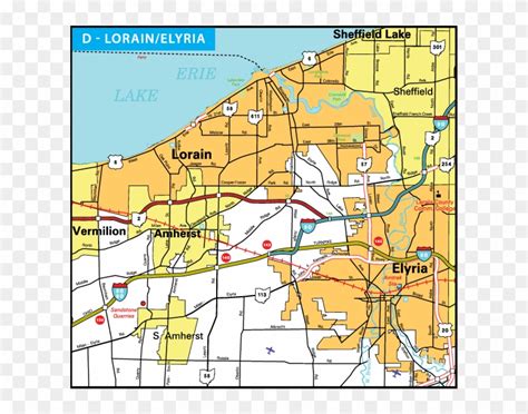 Lorain Elyria Lorain City Ohio Map Hd Png Download 792x612546243