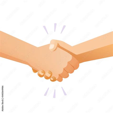 Vecteur Stock Shaking Hands Handshake Vector Or Friends Hand Shake