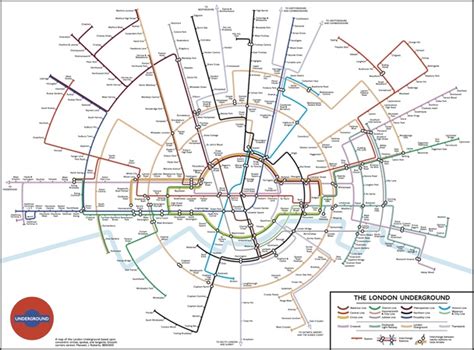 Alternative Tube Maps Straight Lines And Circles Londonist