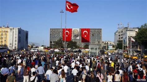 Turkey S Standing Man Silent Protest Spreads BBC News