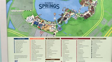 Printable Disney Springs Map Portal Tutorials