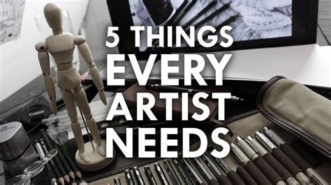 5 Things Every Artist Needs Youtube