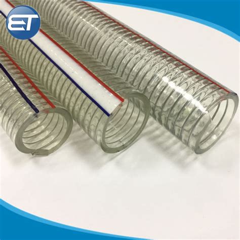 China Pvc Spiral Steel Wire Reinforced Hose Tube Pipe Agricultural