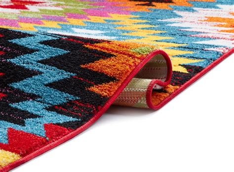 Sunset Multicolor Navajo Diamond Southwestern Area Rug