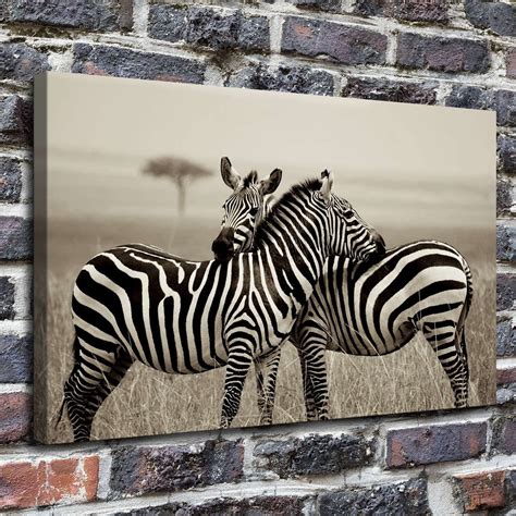 A Zebra Painting Hd Print On Canvas Home Decor Wall Art Pictures