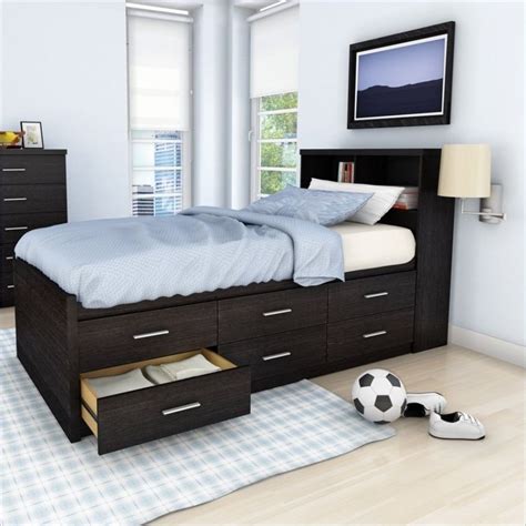 Storagebedstwinxladult Twin Xl Bed Frame With Storage Home Twin Bed