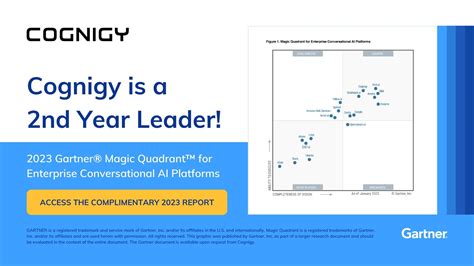 Cognigy Named A Leader In The 2023 Gartner Magic Quadrant For
