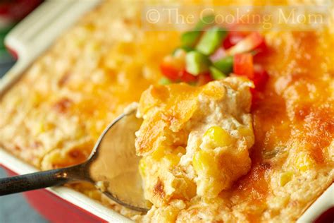 Cheesy Corn And Green Chile Casserole The Cooking Mom