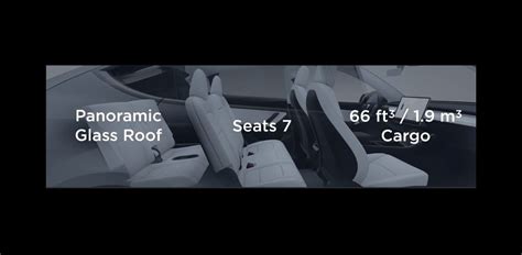 Here S The Tesla Model Y 7 Seater With Two Car Seats In The Third Row