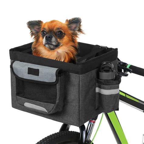 Dog Basket For Bike Bicycle Dog Carrier Front Bike Basket For Dog