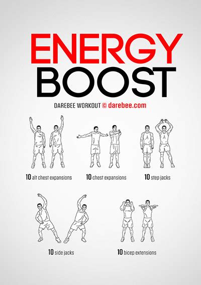 Darebee Workouts Boost Energy Nerdy Workout Workout