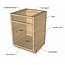 Kitchen Base Cabinet Plans  How To Build DIY Woodworking Blueprints