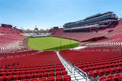 Los Angeles Memorial Coliseum Renovations Unveiled Football Stadium