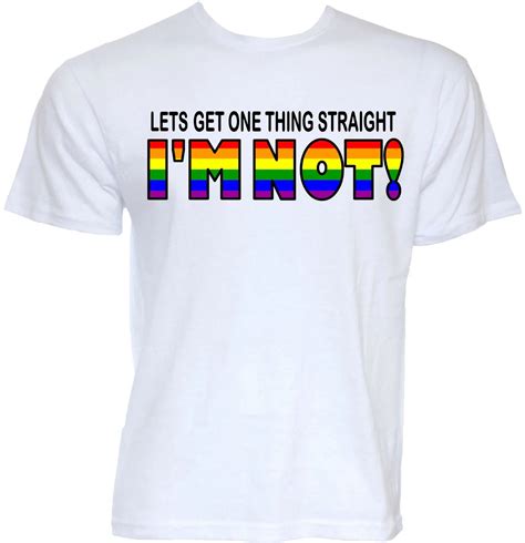 Mens Funny Cool Novelty Joke Gay Pride Flag Slogan Lgbt T Shirts Rude Ts Idea Summer Short