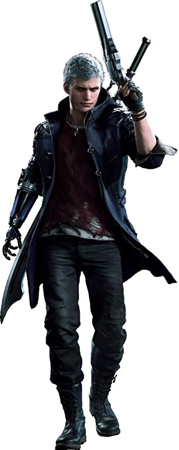 Devil May Cry Dmc 5 Nero Faux Leather Jacket Amazonca Clothing