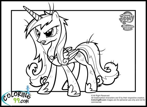 My little pony coloring pages free. Princess Cadence Coloring Pages | Minister Coloring