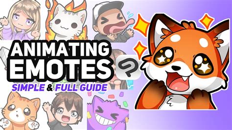 How To Animate Your Emotes For Twitch Full Tutorial Youtube