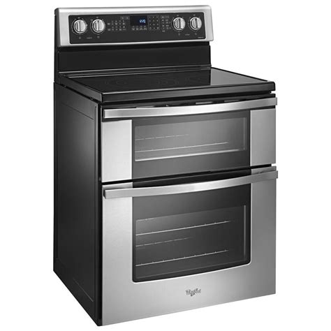 Whirlpool 67 Cu Ft Freestanding Electric Double Oven Range With