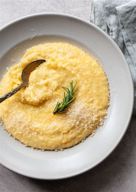 Creamy Polenta with Parmesan Cheese | Familystyle Food