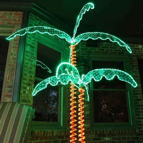 Wintergreen Lighting Holographic Lighted Palm Tree Led Artificial